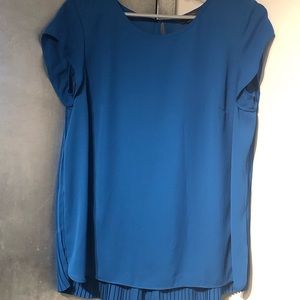 The Limited blue blouse